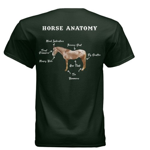 Funny Horse Anatomy T-Shirt